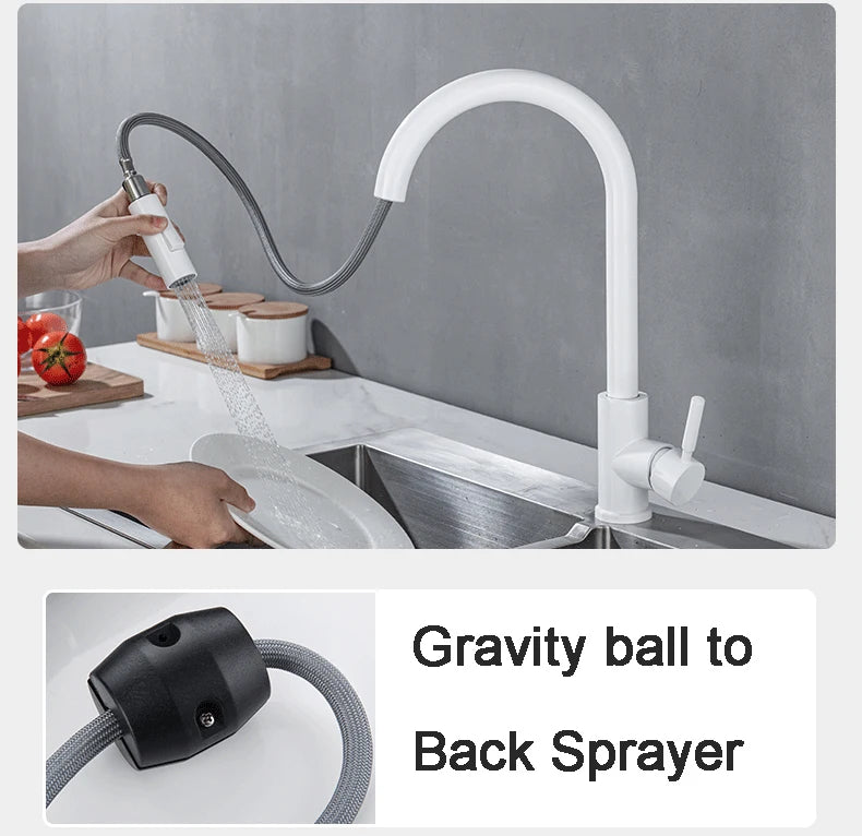 Smart Touch Sensor Sink Faucet Brushed Nickel Pull
