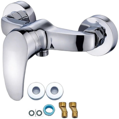 Zinc Alloy Shower Mixer Tap Wall Mounted Bathroom