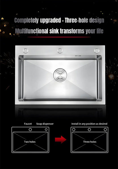 Multi-Functional Large-Capacity 304 Stainless Steel Rectangular