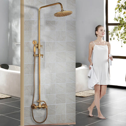 Kemaidi Brass Antique Wall Mount Shower Faucet Handle