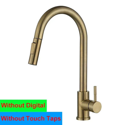 Smart Digital Touch On Faucets 304 Stainless Steel
