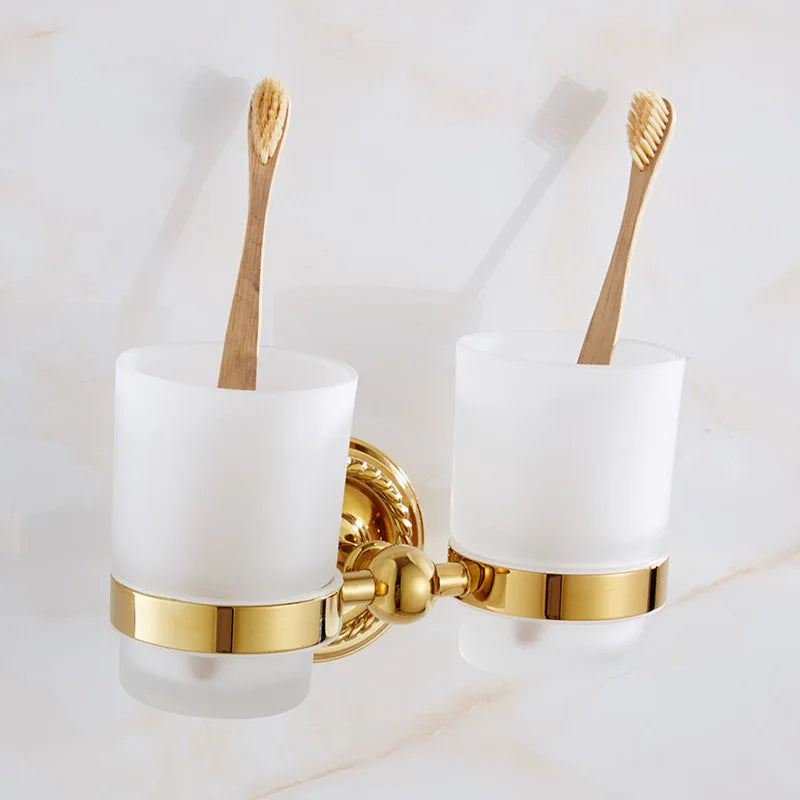 Gold Bath Hardware Bathroom Shelf Soap Dish Toilet