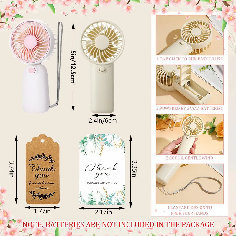 10-100pcs Bulk Small Wedding Fans Guests Handheld Fan