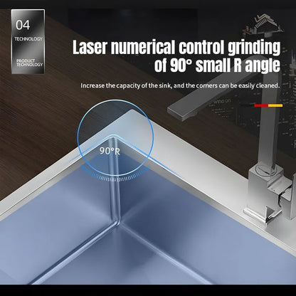 Multi-Functional Large-Capacity 304 Stainless Steel Rectangular
