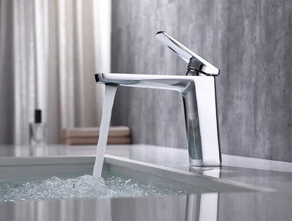 Vgx Brushed Gold Bathroom Faucets Square Basin Mixer