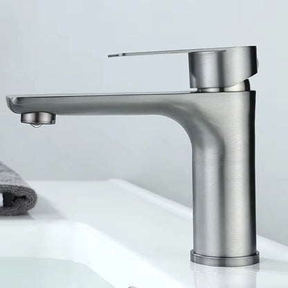Brushed/Gray Bathroom Sink Faucet Cold Mixer Faucet Countertop