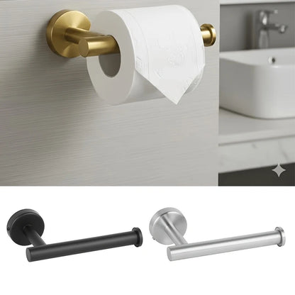 Stainless Steel Toilet Paper Holder Wall-Mounted Bathroom Roll
