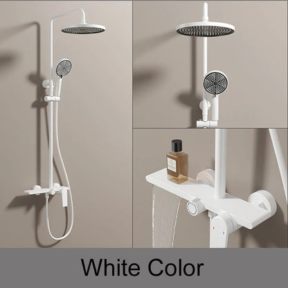 Bathroom Shower System Brushed Gold Cold Bathroom Faucet