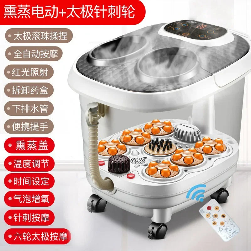 Smoked Foot Bath Full Automatic Electric Heating Washbasin