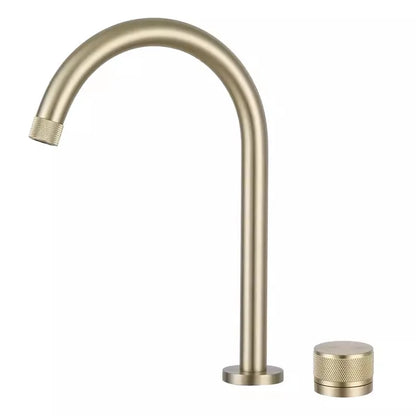 Tuqiu Black Basin Faucet Bathroom Faucet Two Holes