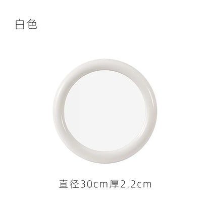 Nordic Round Glass Mirror Wall Mirror Desktop Mirror