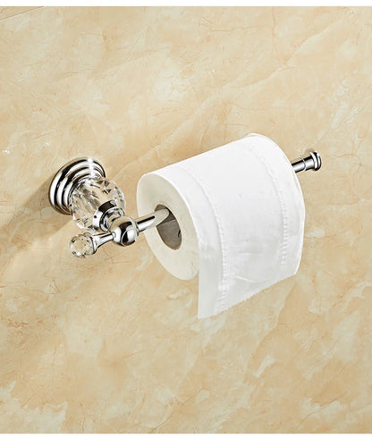 Ellen Golden Crystal Bathroom Hardware Adjust Towel Rack