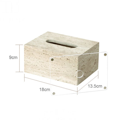 Travertine Bathroom Luxury Soap Dish Soap Dispenser Tissue