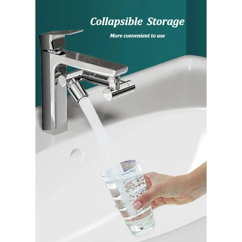 1440 Scalable Metal Faucet Aerator Splash-Proof Bathroom Tap