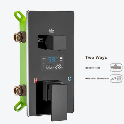 Digital Wall Mounted Shower Mixer Valve 2/3 Way