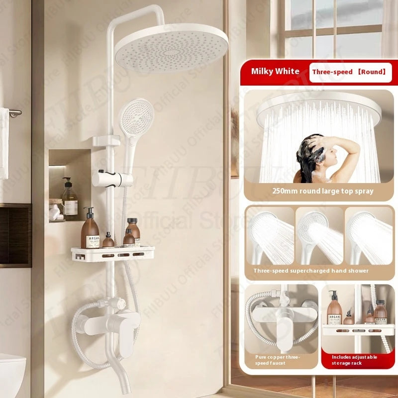 Pressure Water Massage Shower Water Saving Shower System