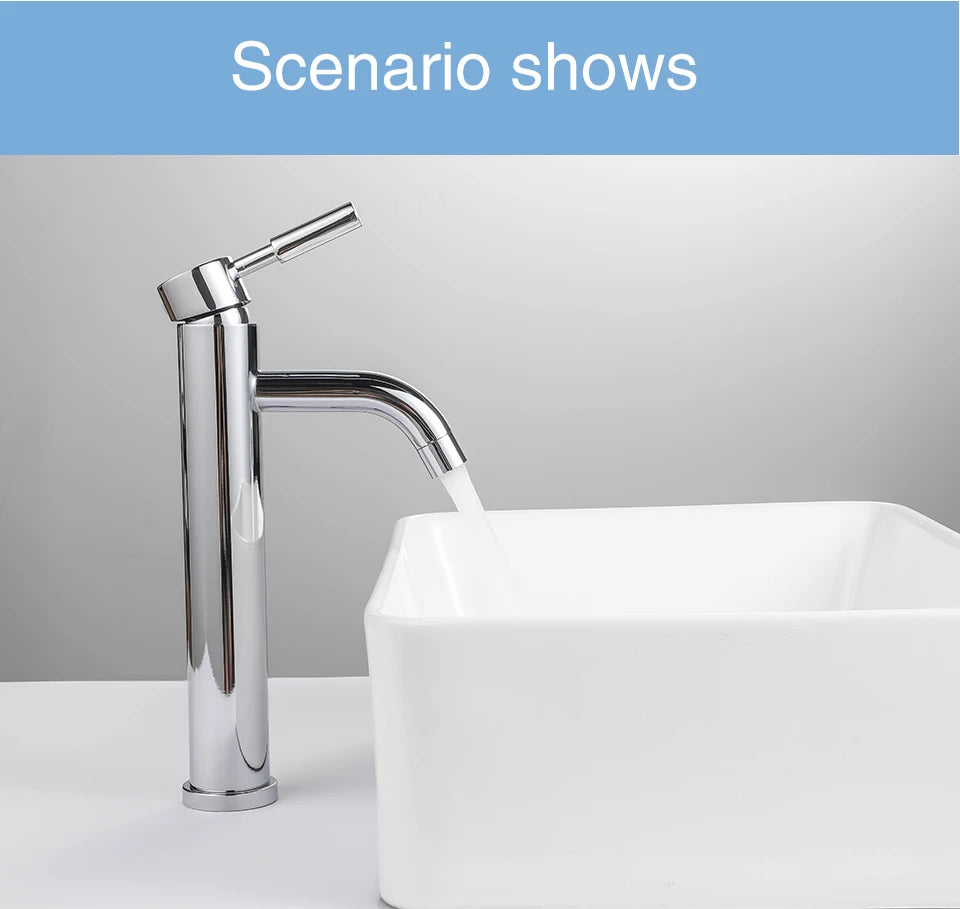 Ula G1/2 Basin Faucet Waterfall Bathroom Sink Faucet