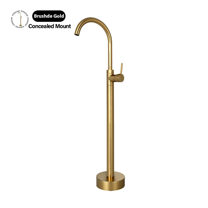 Luxury Bathtub Faucet Cold Mixing Rust Prevention Easy