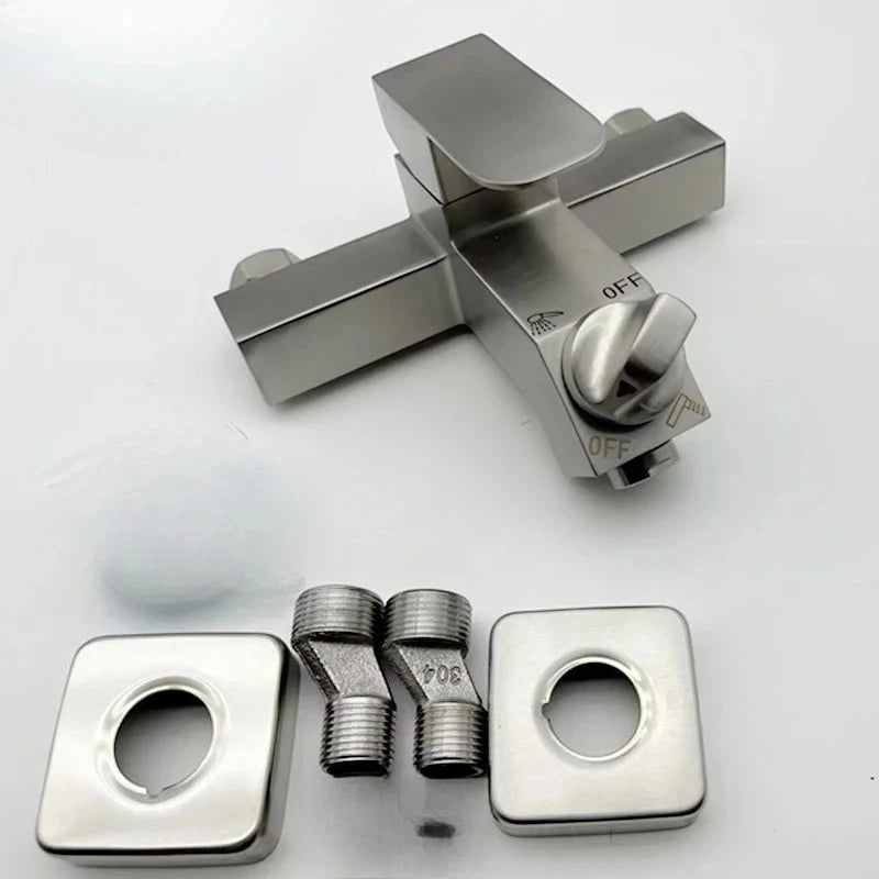 Water Mixing Valve 304 Stainless Steel Shower Bathroom