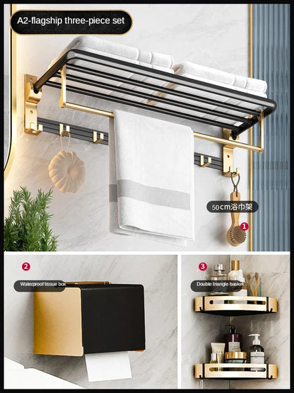 Bathroom Holder Toilet Paper Holder Towel Rack Toilet