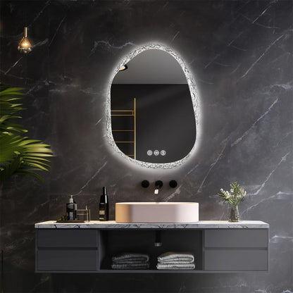 70/80/90cm Led Bathroom Mirror Lights Crystal Clear Glass