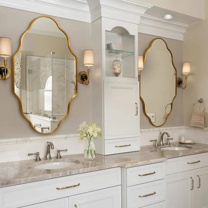 Irregular Wall Mirror Asymmetrical Mirror Wall 116 66