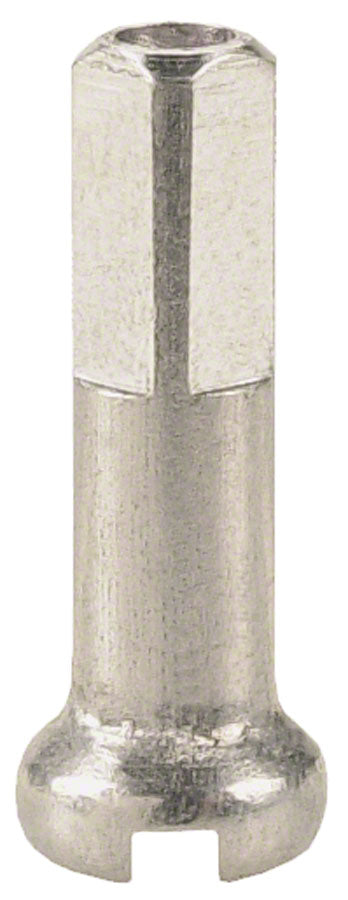 DT Swiss Standard Spoke Nipples - Brass, 2.0 x 16mm, Silver, Box of 100 1