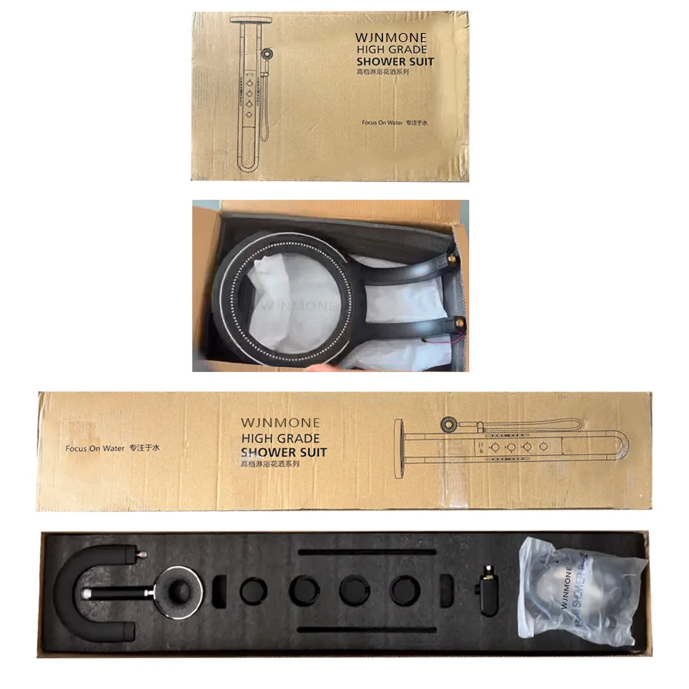 Luxury Wall Mounted Spa Massage Shower Panels System