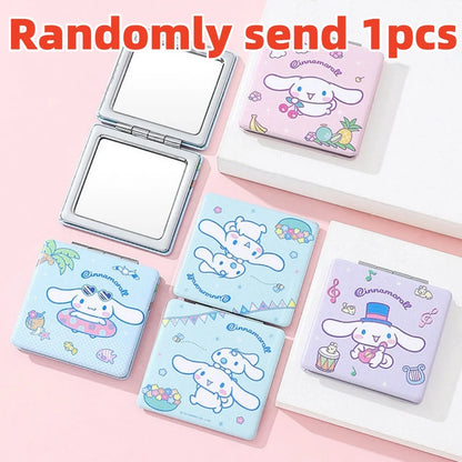 Genuine Hello Kitty Melody Folding Makeup Mirror Cartoon
