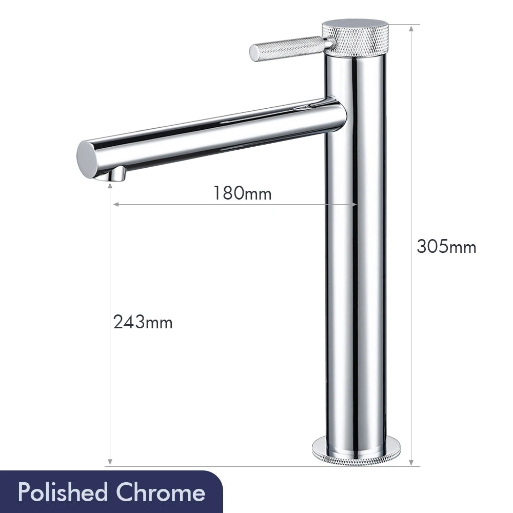 Solid Brass Gold Basin Faucet Hole Handle Cold