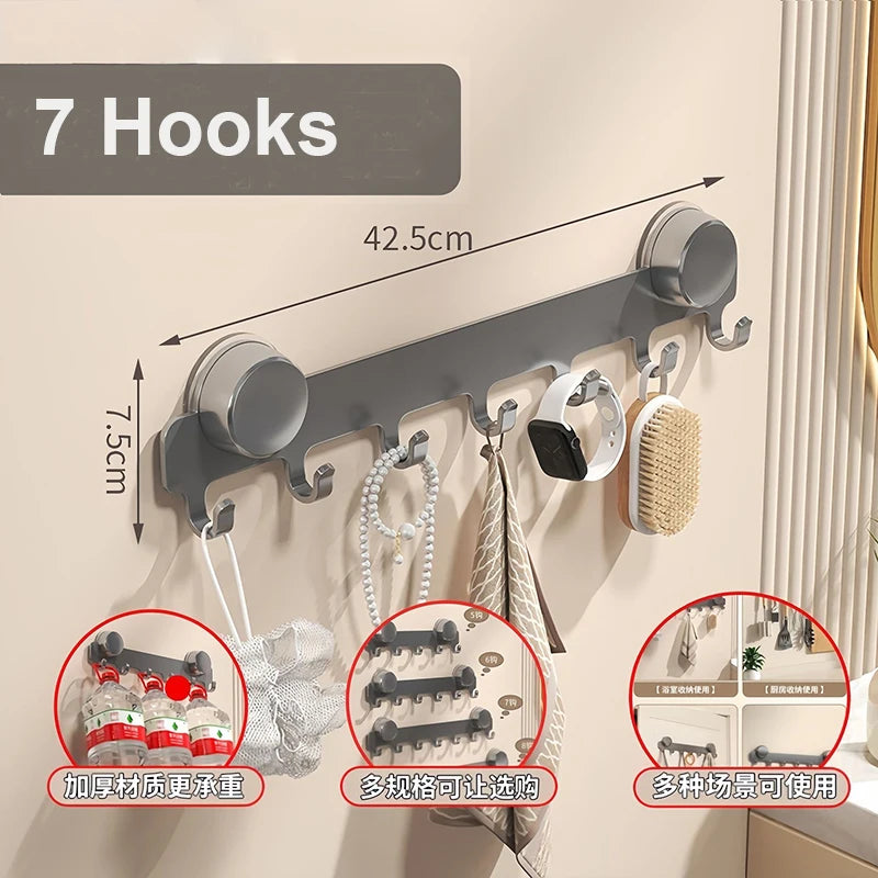Behind Door Wall Coat Rack Row Hook Towel