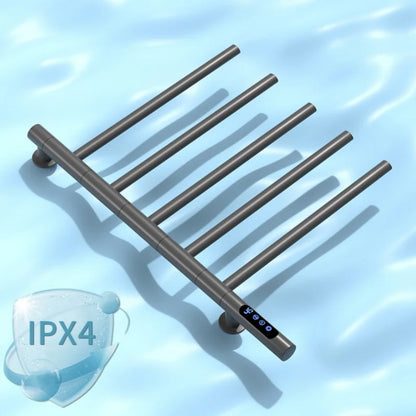 Heated Electric Towel Rack Smart Touch Temperature Time
