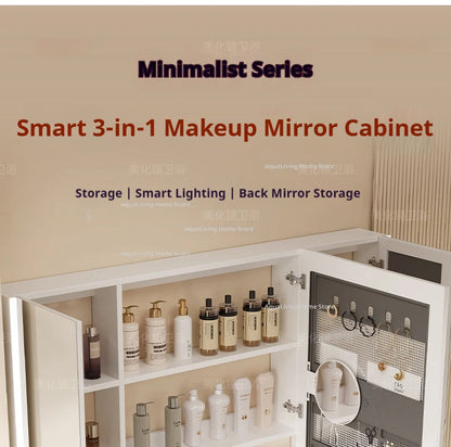 Modern Smart Bathroom Mirror Cabinet Wall-Mounted Vanity Mirror