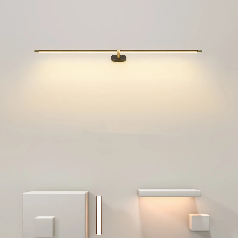 Nordic Slim Wall Sconce Lamp Bathroom Mirror Light