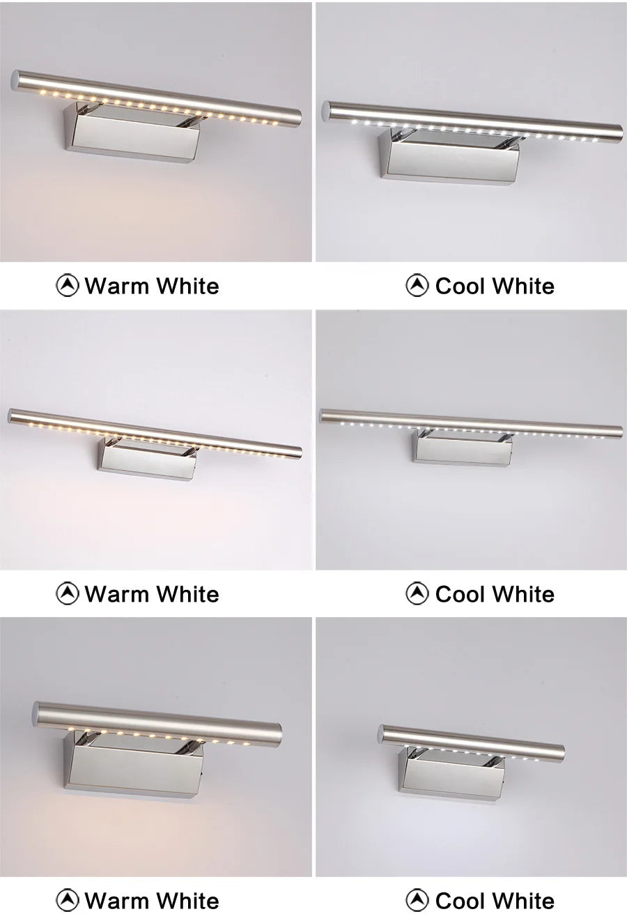 Selling Led Wall Light Bathroom Mirror Warm White
