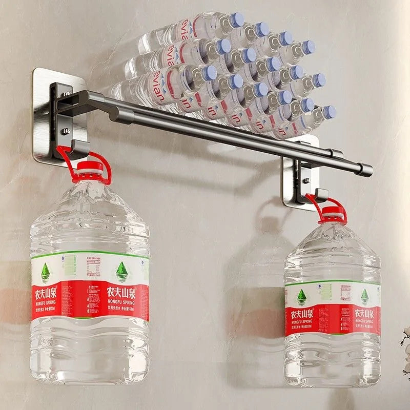 Self-Adhesive Two Layer Towel Holder Bathroom Towel Rack