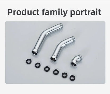 Shower Head Extension Arm Adjustable Angle Rotatable Connector