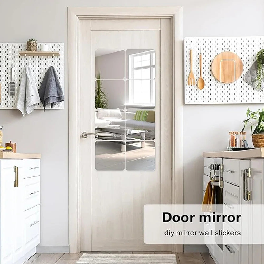 2mm Acrylic Mirror Wall Stickers Unbreakable Acrylic Full