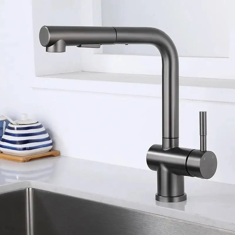 Cold Touch On Faucets Stainless Steel Pull Out