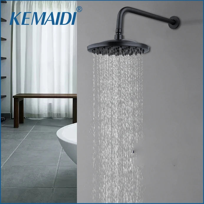 Kemaidi Antique Brass/Black Bathtub Basin Shower Mixer Tap