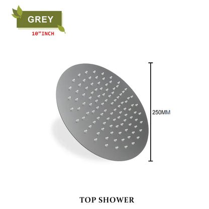 Round Stainless Steel Slim 8/10/12 Inch Large Rain