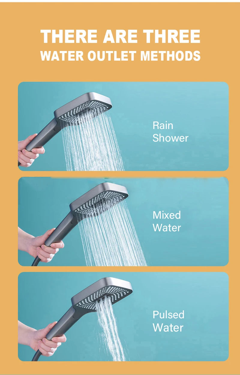 Gold Piano Bathroom Shower System Quality Aluminum Bathroom
