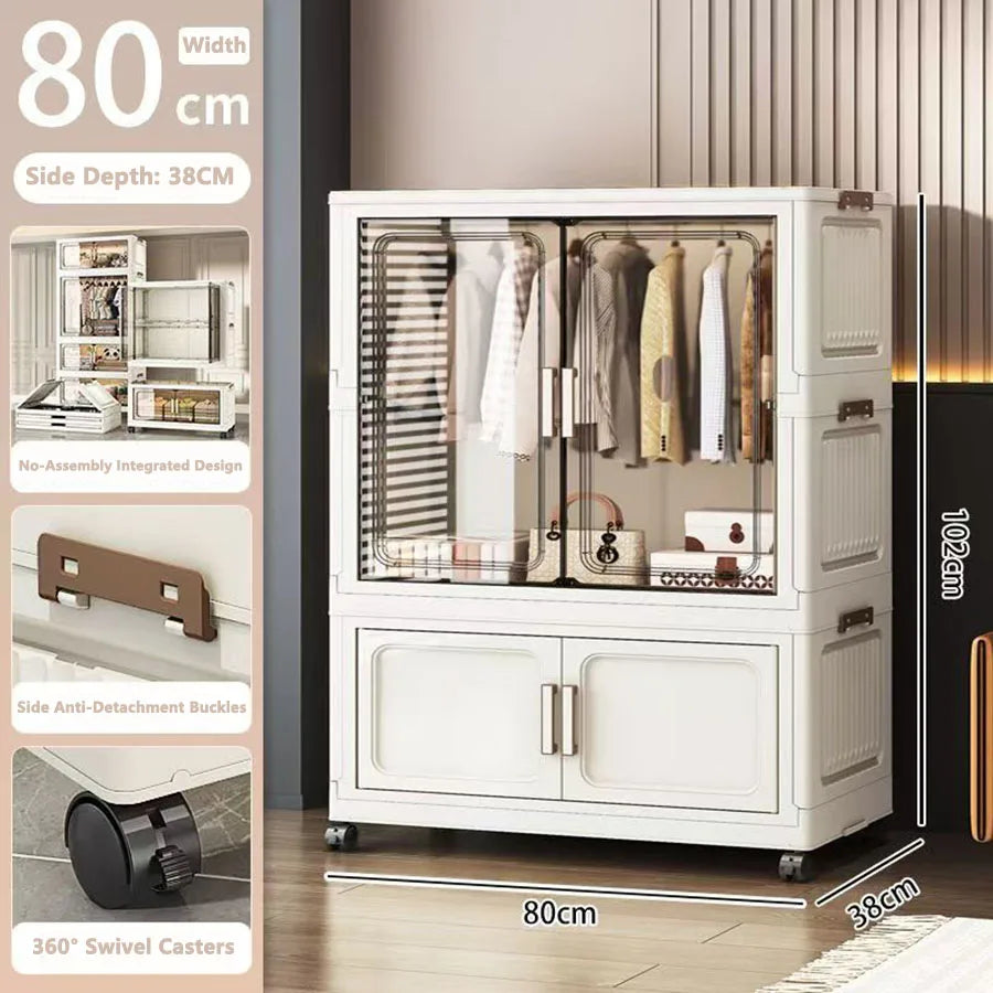 Multi-Functional Folding Storage Cabinet Office Bathroom