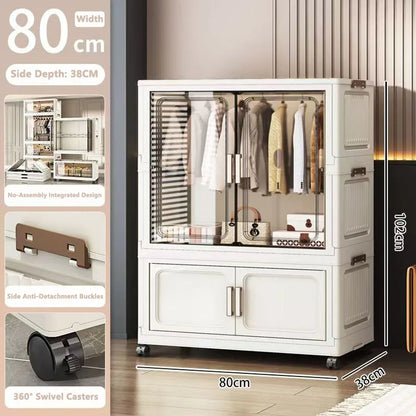 Multi-Functional Folding Storage Cabinet Office Bathroom