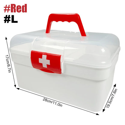 1pcs 2-Tier Medicine Organizer - Medicine Cabinet Handle