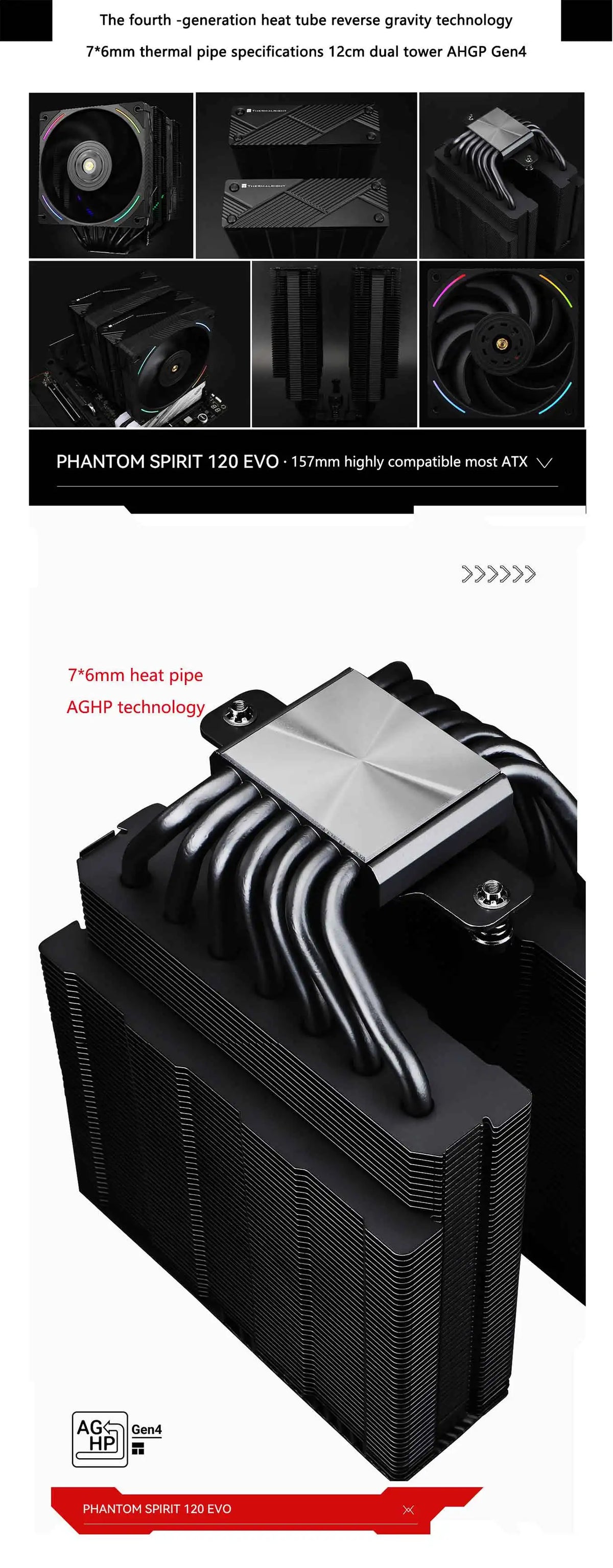 Thermalright Phantom Spirit 120 Evo Cpu Wind -Cooler