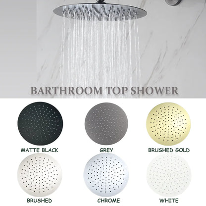 Round Stainless Steel Slim 8/10/12 Inch Large Rain
