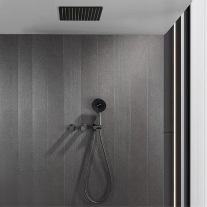 Minimalist Bathroom Ceiling Mount Shower System Rain Shower