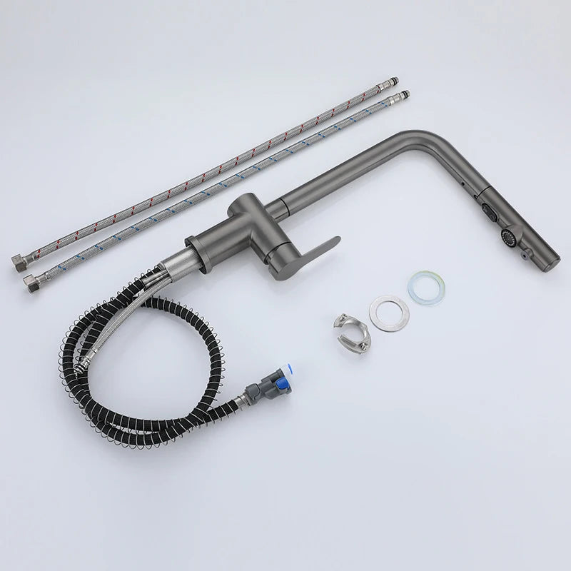Pull Out Sink Faucet Two Model Stream Sprayer