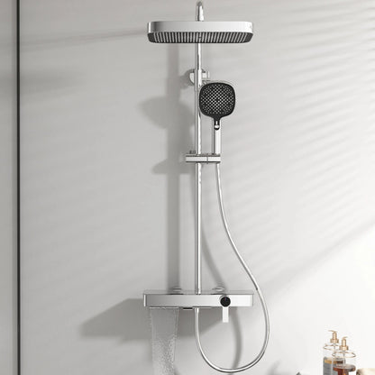 Cold Bathroom Shower System Sprinkler Brushed Rose Gold